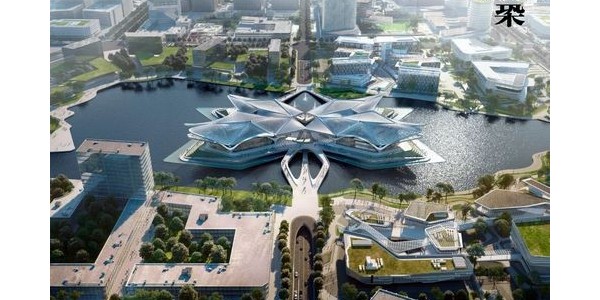 扎哈事務(wù)所打造珠海新地標(biāo)——金灣市民藝術(shù)中心，一睹實(shí)景圖