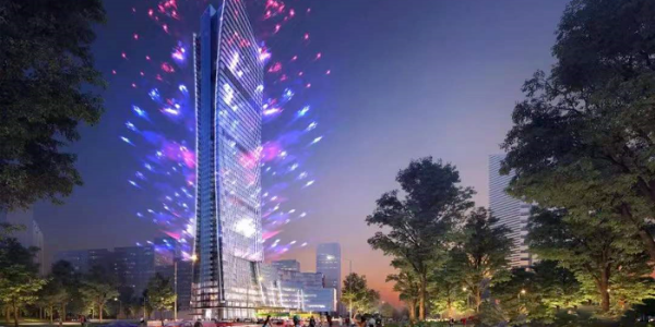 寧波新一中心，形如一棵大樹 / 巴馬丹拿