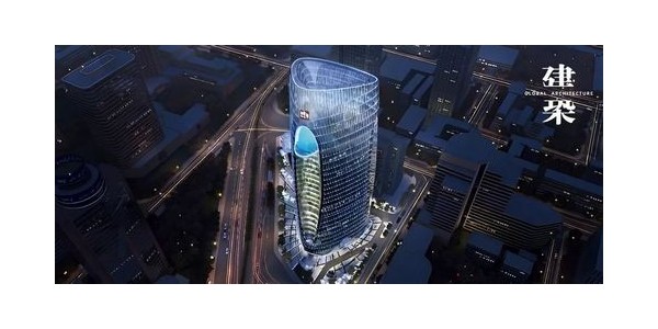 成都地標(biāo)性建筑，“天府之眼”，希爾頓頂奢酒店