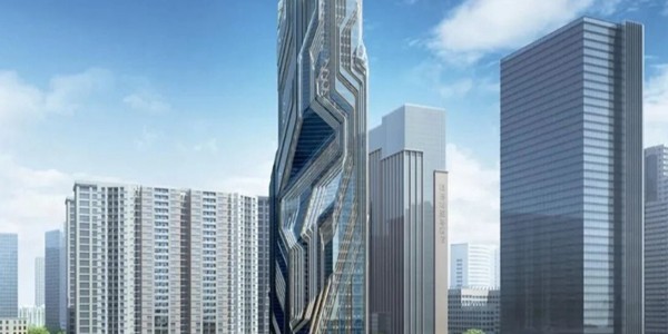 深圳又一新地標封頂，由扎哈事務所設(shè)計，形如‘變形金剛’