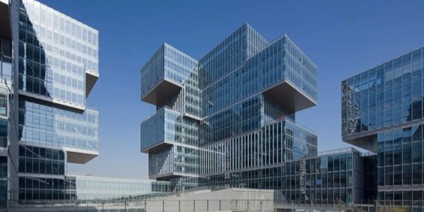 深圳阿里云中心，體量如積木般堆疊