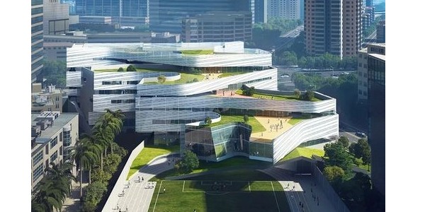 城市里的梯田校園︱深圳翠竹外國語學校