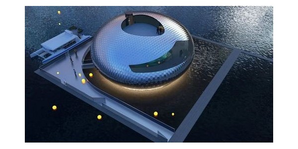 挪威“Salmon Eye”漂浮裝置，形如“魚眼”