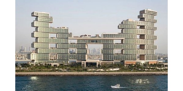 迪拜新地標(biāo)——亞特蘭蒂斯皇家酒店，猶如海上‘屏風(fēng)’