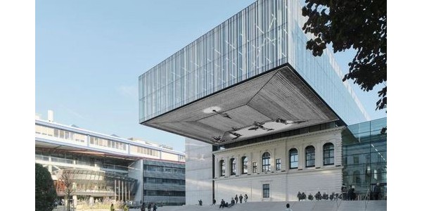 大學(xué)圖書館擴(kuò)建：大懸挑的外觀